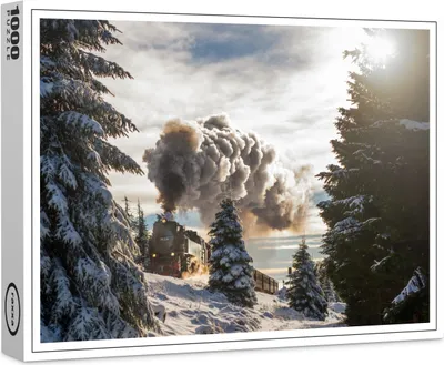 Image de puzzle premium raxxa "Le train du Brocken sur le chemin du Brocken", 1000 pièces