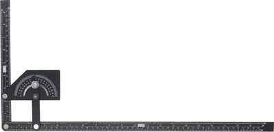 Produktbild von Universal-Winkelmesser 0-180 Grad, Aluminium-Winkelmesser, Lineal, Holzbearbeitungswerkzeug