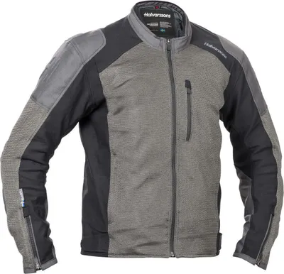 Produktbild von Halvarssons Arvika Motorrad Textiljacke, grau/schwarz, 52