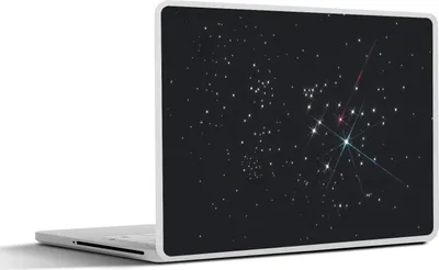 Produktbild von MuchoWow® Laptop Aufkleber Sticker Cover Galaxie - Sterne - Farbe 30x21 cm - Sticker für Laptop - Selbstklebend