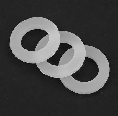 Produktbild von Silikon-Schrauben-Dichtungssatz für 3/4 Zoll Balgbügel - Weiß - 12-teilig - mit Silikon-O-Ring