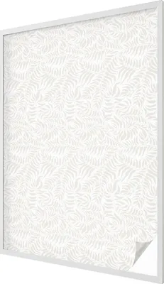 Obrázok produktu pre Vitrážová fólia na okno - 146x100 cm - vitrážový vzor - nepriehľadná dekoratívna fólia na ochranu súkromia - samolepiaca, UV ochrana - listová elegancia