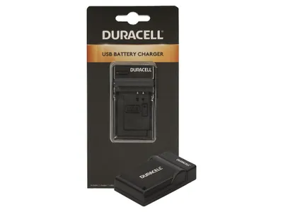 Produktbild von Duracell Ladegerät mit USB Kabel für DRFW126/NP-W126