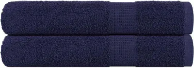 Obrázek produktu pro Saunové osušky FROGN 2 ks tmavě modré 80x200 cm 360 g/m²