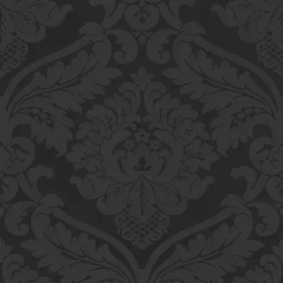Produktbild von Profhome 552631-GU Barock Tapete Ornament matt schwarz 5,33 m2