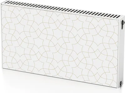 Produktbild von Blumenornament – Magnetische Heizkörperabdeckung – 110x60 cm – Magnet Heizkörperabdeckung – 3D Würfel – Heizkörperverkleidung – Magnetische Wandverkleidung – Wetterfest