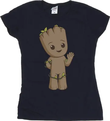 Produktbild von Marvel - "I Am Groot" T-Shirt für Damen BI30442 (XL) (Marineblau)