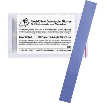 Produktbild von Fingerverband detectable Nachfüllset 18x2cm VE=10 Stück