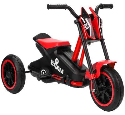 Produktbild von AIYAPLAY Dreirad, Kinderfahrrad, Laufrad, Kinderrad mit Pedal Stahl, Rot