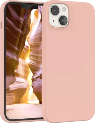 Produktbild von EAZY CASE Silikonhülle für Apple iPhone 14 Plus Silikon Backcover Schutz in Rosa