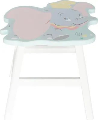 Produktbild von Holzhocker blau und weiß - Dumbo