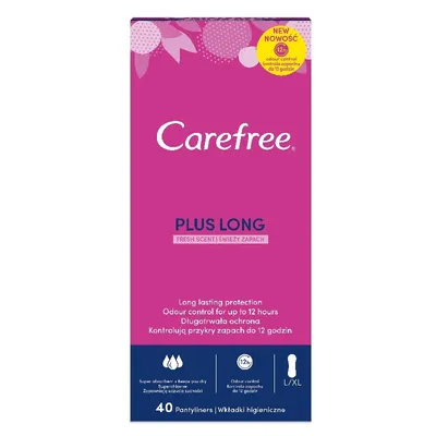 Image de Carefree 5284255009 Carefree Slipeinlagen Plus Long mit Frischeduft, 40 St.