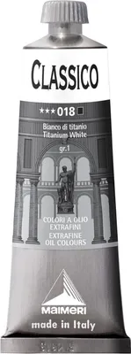 Zdjęcie produktu dla Maimeri Classico Farba olejna Titanium White 60 ml 1 szt.