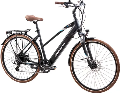Produktbild von Schiano E-Voke Pedelec 28 Zoll Trekking E Bike Damen oder Herren 160-170 cm Trekkingrad 8 Gang 418 Wh Elektro Fahrrad
