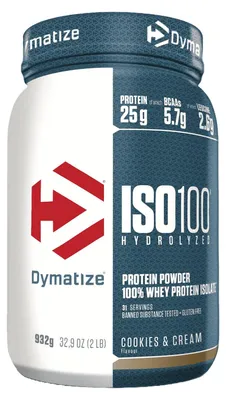 Produktbild von Dymatize | ISO 100 Hydrolyzed Cookies and Cream