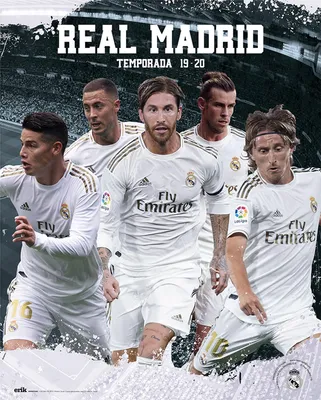Immagine prodotto di Real Madrid - Mini-Poster - Squadra 19/20