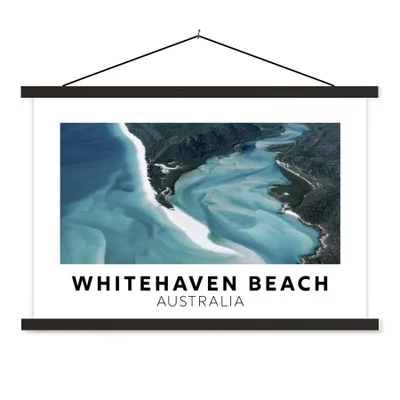 Produktbild von MuchoWow® Textilposter Australien - Strand - Wasser 150x100 cm mit schwarzem Rahmen - Schlafzimmer