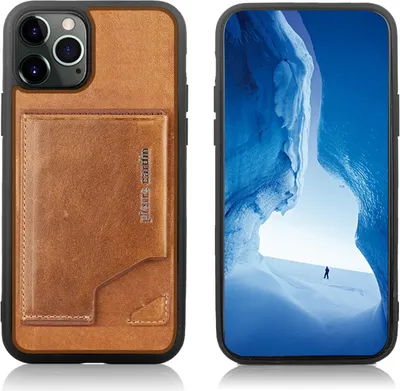 Obrázek produktu pro Zadní kryt na iPhone 12 Pro Max od Pierre Cardin – hnědý