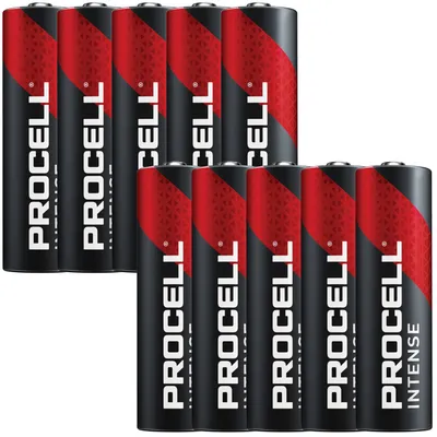 Obrázek produktu pro 10 kusů Duracell Procell Intense Alkaline AA Mignon LR06 1,5V v krabici, pro energeticky náročná zařízení