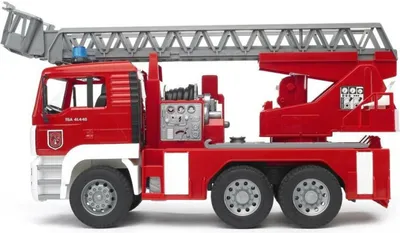 Produktbild von Bruder 02771 - Hasičský vůz MAN TGA s otočným žebříkem, 1:16