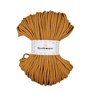 Produktbild von Baumwollkordel mit einem Kern 5mm 100m, Makrameegarn, Makrameekordel, Häkelkordel, Makrameekordel, Naturgarn, 5mm Kordel, geflochtene Baumwollkordel