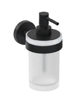 Zdjęcie produktu dla Jika Mio Style - Dozownik mydła z uchwytem, szkło/matowa czerń H3832F27161001