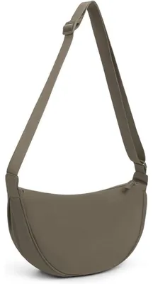 Productafbeelding van Dameshandtas, halvemaanmodel, hobotas, crossbody, schouderband, groen
