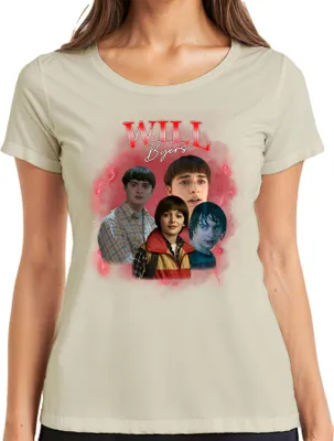 Produktbild von WILL Byers Stranger Fan Geschenk Retro Vintage Serie 90s Bootleg Damen T-Shirt, Natur, S