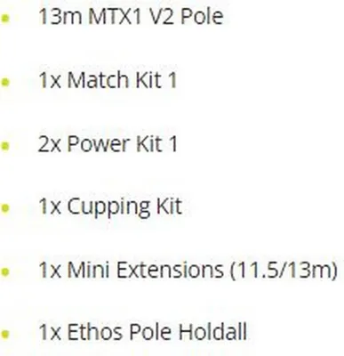 Produktbild von Matrix Fishing Mtx1 V2 5 Poleangelrutenabschnitt Silber Silber One Size