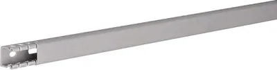Produktbild von Hager Verdrahtungskanal aus PVC BA6 15x15 mm steingrau, Kabelkanal, Grau, PVC, V0, 15 mm, 2000 mm