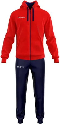 Produktbild von Givova King Trainingsanzug Rot M Mann Rot M