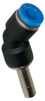 Produktbild von Riegler Steckverbindung 45°, Stecknippel 10 mm »Blaue Serie« Schlauch-Ø 8