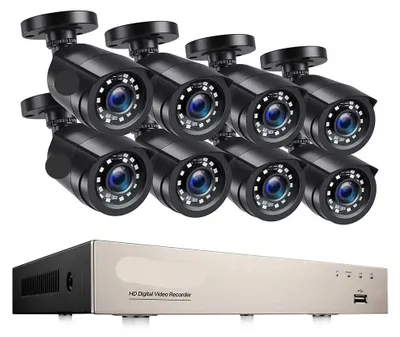 Immagine prodotto di Telecamera di sicurezza - Videosorveglianza - Telecamera wireless - Telecamera da esterno con visione notturna - 1080P Full HD