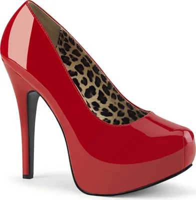 Produktbild von TEEZE-06W Damen Pumps von Pleaser Pink Label, Rot  , EU 48, US 16