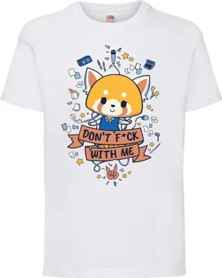 Obrázek produktu pro Dětské Triko Aggretsuko 01 Aggretsuko, 12-13 Jahr - 152 / Bílý