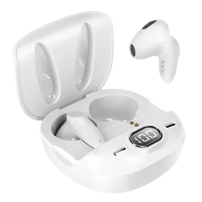 Zdjęcie produktu dla Słuchawki LinQ Bluetooth z zestawem głośnomówiącym i sterowaniem dotykowym, białe