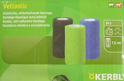 Produktbild von Kerbl Klauenbandage VetLastic selbsthaftend blau