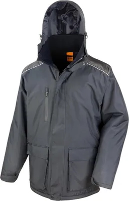 Produktbild von Result WORK-GUARD R305X | Work-Guard Vostex Long Coat Wind- und wasserdicht - Farbe: Black - Größe: S