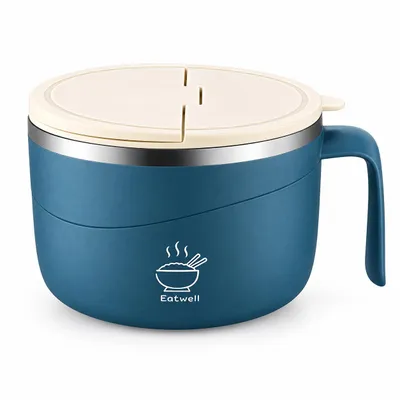 Immagine prodotto di Contenitore termico per pasti caldi – RAMIBOWL, colore blu, Immagine generata dall'IA