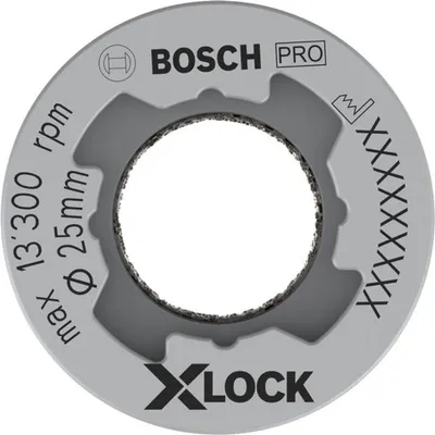 Zdjęcie produktu dla Bosch 2608599031 Fresa a secco diamantata 1 pezzo 25 mm 1 pz., Pojedyńczy, Szlifierka kątowa, Kamień, Dachówka, Cegła, Piaskowiec, Szary, 3,5 cm, 2,5 cm