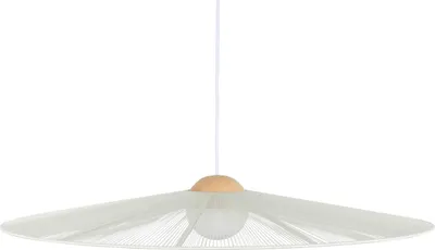 Produktbild von Zuiver Hängelampe Belle L Beige | Design-Leuchte mit Seil-Schirm