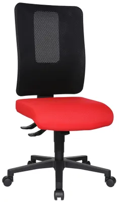 Produktbild von Topstar Bürodrehstuhl "Open X (N)" rot / schwarz