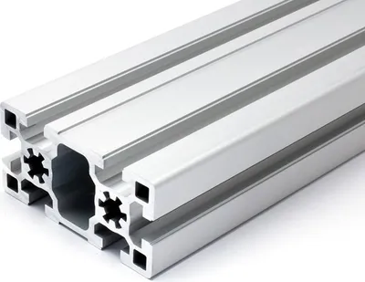 Produktbild von Länge 50mm - Aluminiumprofil 45x90S B-Typ Nut 10 (schwer), silber eloxiert . Aluminium Profil 45x90 Alu Profil 45 x 90 Montage- Systemprofil
