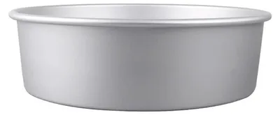 Immagine prodotto di Teglia rotonda con fondo removibile, diametro 20 cm, in alluminio anodizzato, con rivestimento antiaderente