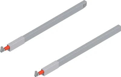 Produktbild von BLUM ANTARO Tandembox Längsreling Set, NL 450,  grau