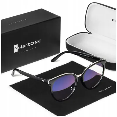 Produktbild von PolarZONE 727K-1 Damen Computerbrille mit Blaulichtfilter Etui