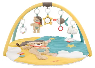 Obrázek produktu pro Fehn 060256, Dětský kobereček na hraní, Hrazda s hračkami, Zvuky, Polyester, Vícebarevný