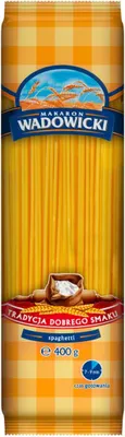 Zdjęcie produktu dla Makaron Wadowicki Spaghetti 400 G