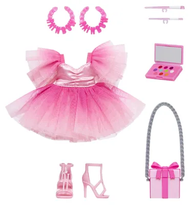 Obrázek produktu pro Rainbow High Fashion Pack Dance Party, Sada oblečení pro panenky, 4 rok/roky