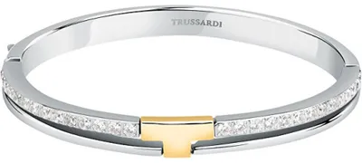 Image de Elégant bracelet bicolore avec logo T TJAXC20